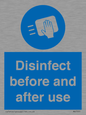 MV7331: Disinfect before and after use