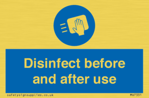 MV7331: Disinfect before and after use