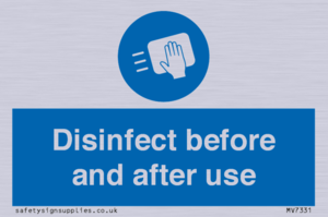 MV7331: Disinfect before and after use