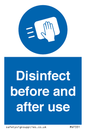 MV7331: Disinfect before and after use