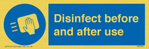 MV7331: Disinfect before and after use