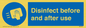 MV7331: Disinfect before and after use