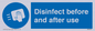 MV7331: Disinfect before and after use