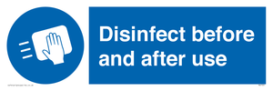 MV7331: Disinfect before and after use