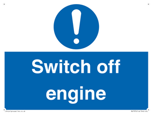 MV7370: Switch off engine