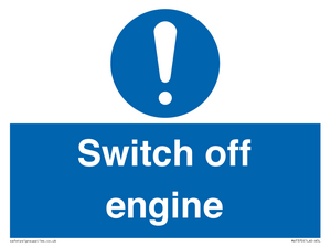 MV7370: Switch off engine