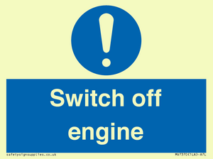 MV7370: Switch off engine