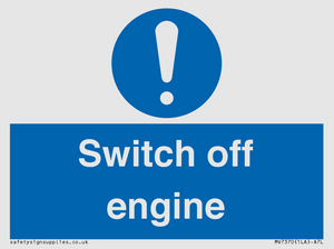 MV7370: Switch off engine