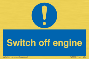 MV7370: Switch off engine