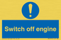 MV7370: Switch off engine