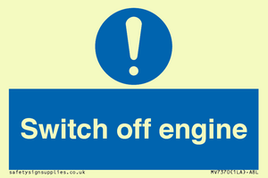 MV7370: Switch off engine