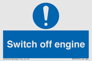 MV7370: Switch off engine