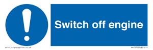 MV7370: Switch off engine