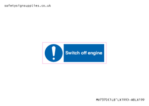 MV7370: Switch off engine
