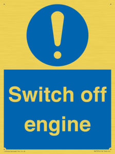 MV7370: Switch off engine