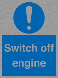 MV7370: Switch off engine
