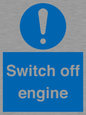 MV7370: Switch off engine