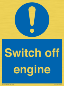 MV7370: Switch off engine
