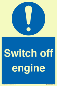MV7370: Switch off engine