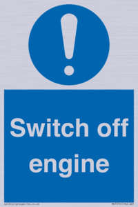 MV7370: Switch off engine