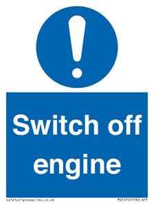 MV7370: Switch off engine