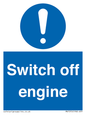 MV7370: Switch off engine