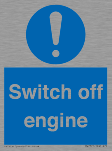 MV7370: Switch off engine