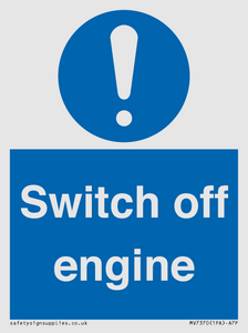 MV7370: Switch off engine