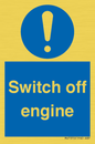MV7370: Switch off engine