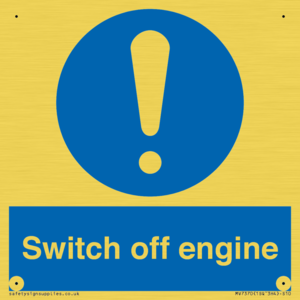 MV7370: Switch off engine