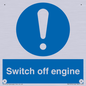 MV7370: Switch off engine