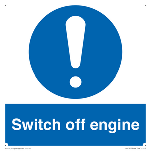 MV7370: Switch off engine