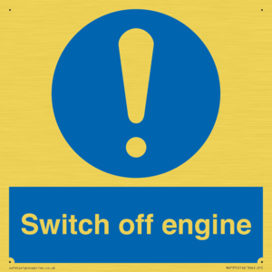 MV7370: Switch off engine