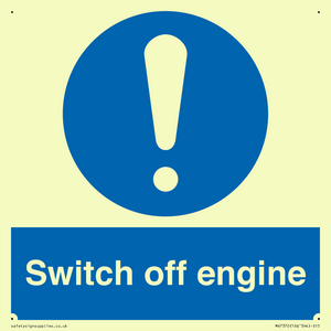MV7370: Switch off engine