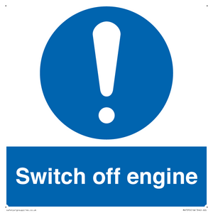 MV7370: Switch off engine