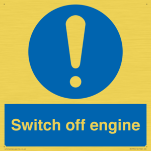 MV7370: Switch off engine