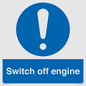 MV7370: Switch off engine