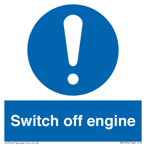 MV7370: Switch off engine