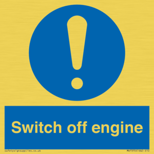 MV7370: Switch off engine