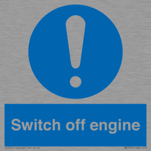 MV7370: Switch off engine