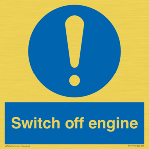 MV7370: Switch off engine