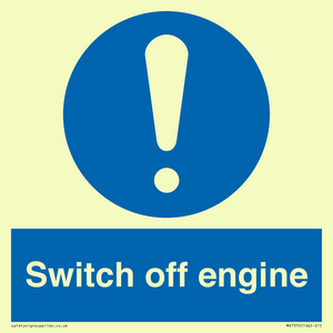 MV7370: Switch off engine