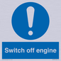 MV7370: Switch off engine