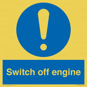 MV7370: Switch off engine