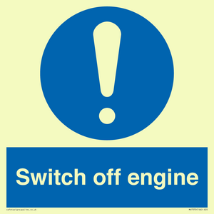 MV7370: Switch off engine