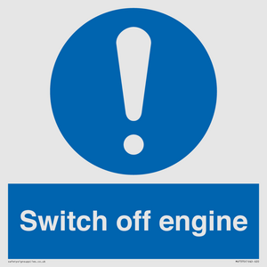 MV7370: Switch off engine