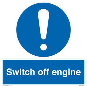 MV7370: Switch off engine