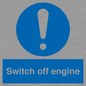MV7370: Switch off engine