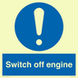 MV7370: Switch off engine