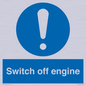MV7370: Switch off engine